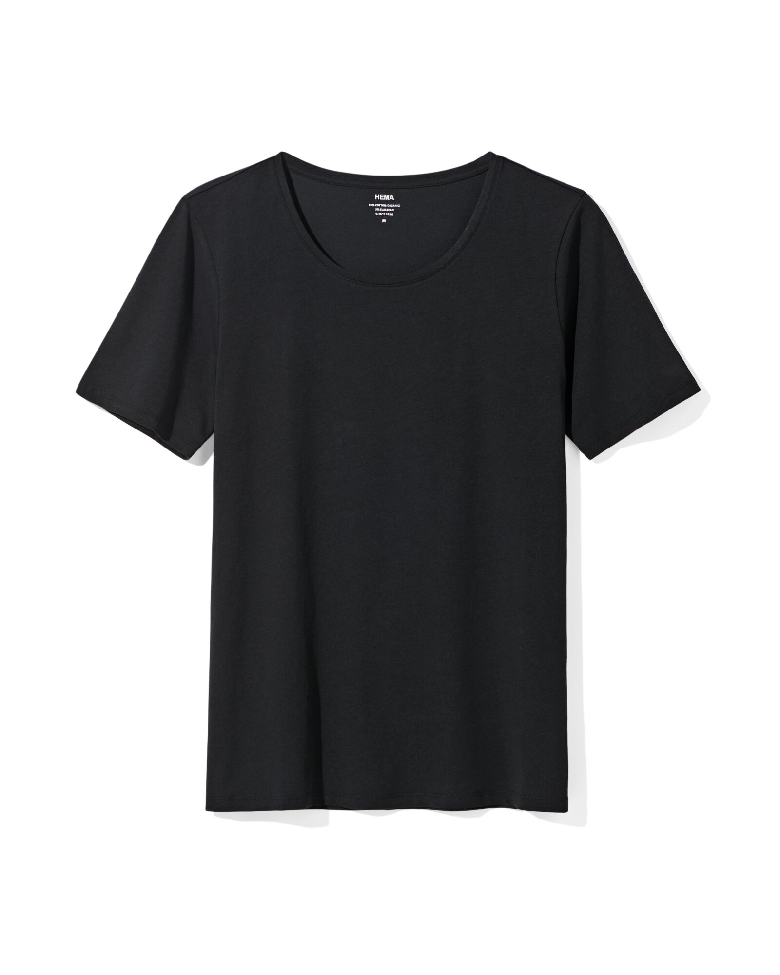 Damen-T-Shirt schwarz schwarz - 1000005472 - HEMA