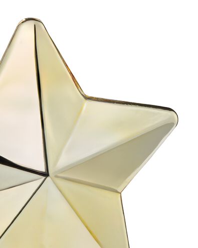 Spitze, Stern, 15 &times; 8,8 &times; 17 cm, Glas, gold - 25100172 - HEMA