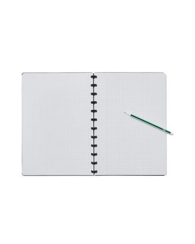 cahier &agrave; spirale A4 &agrave; carreaux 5 mm - 14122371 - HEMA