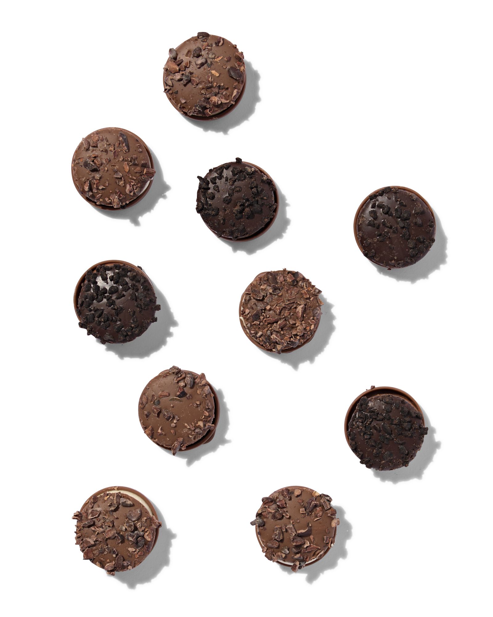 chocolade macarons - 10350085 - HEMA