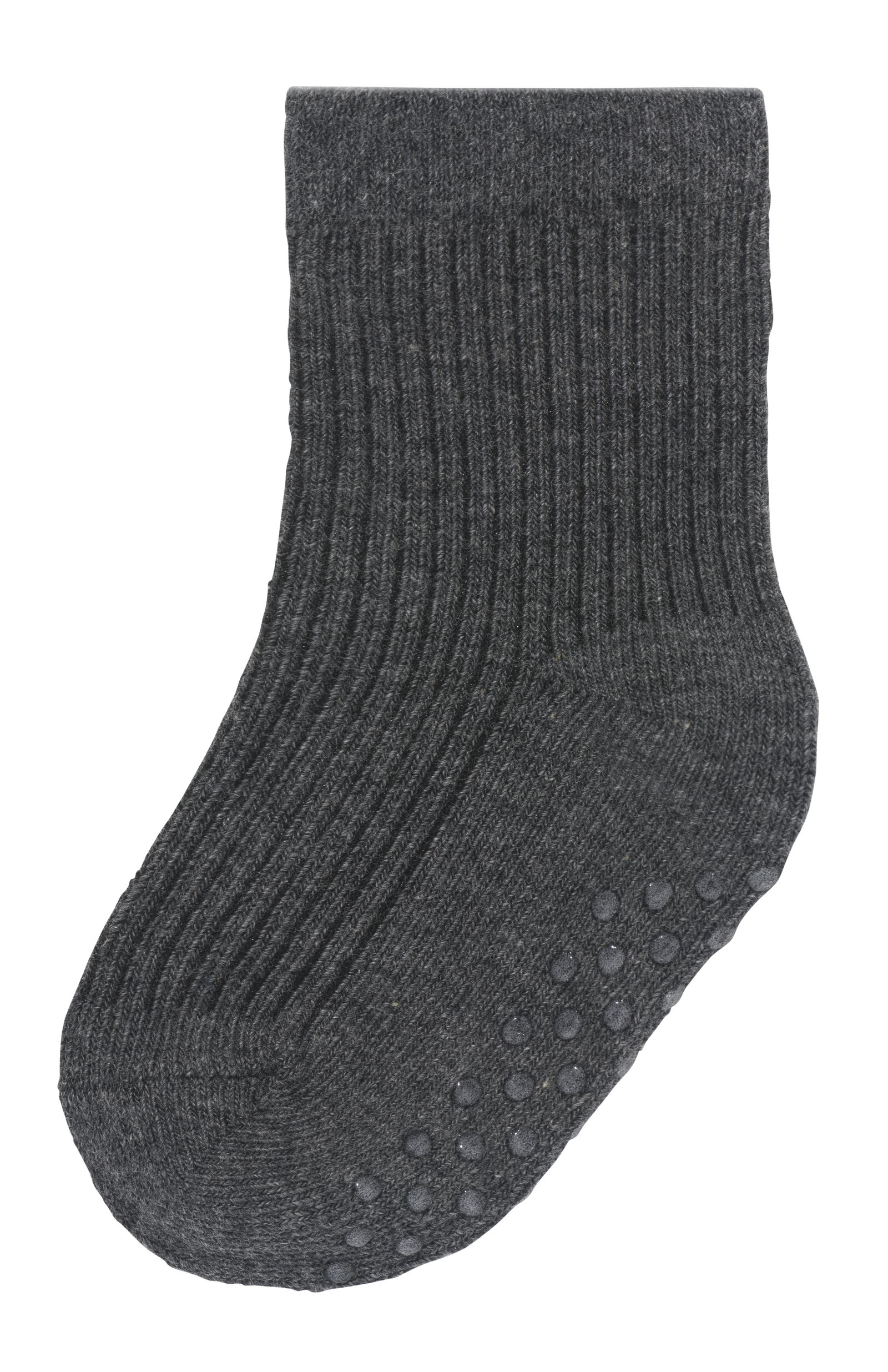 5 paires de chaussettes b&eacute;b&eacute; avec coton gris gris - 1000028755 - HEMA