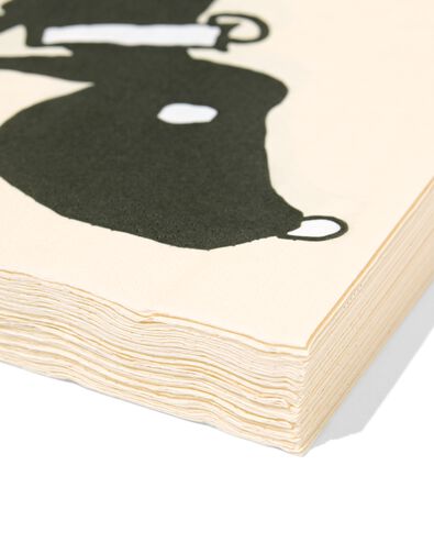 serviettes de table takkie 33 x 33 en papier - 20 pi&egrave;ces - 14200276 - HEMA