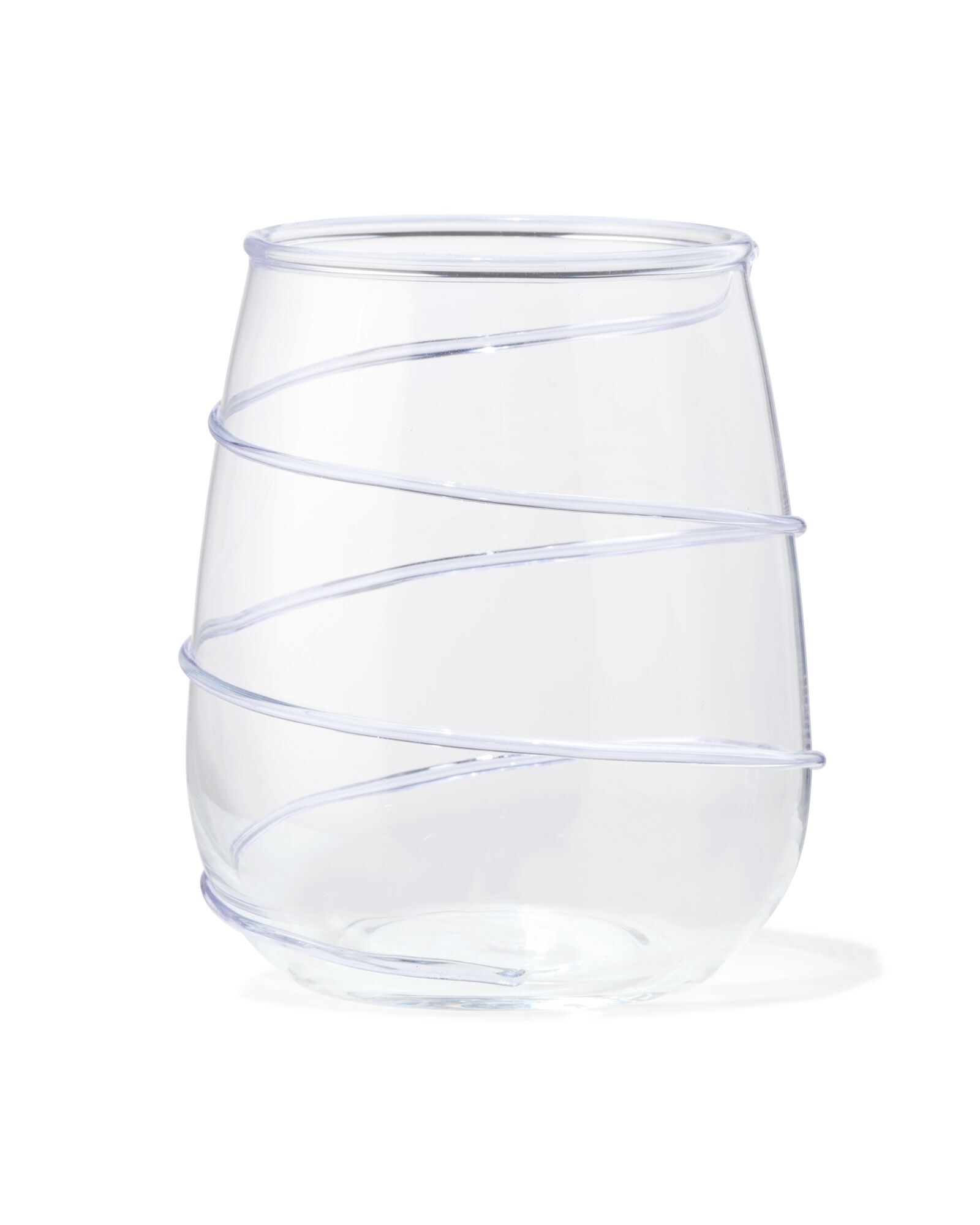 waterglas spiraal blauw - 41822218 - HEMA