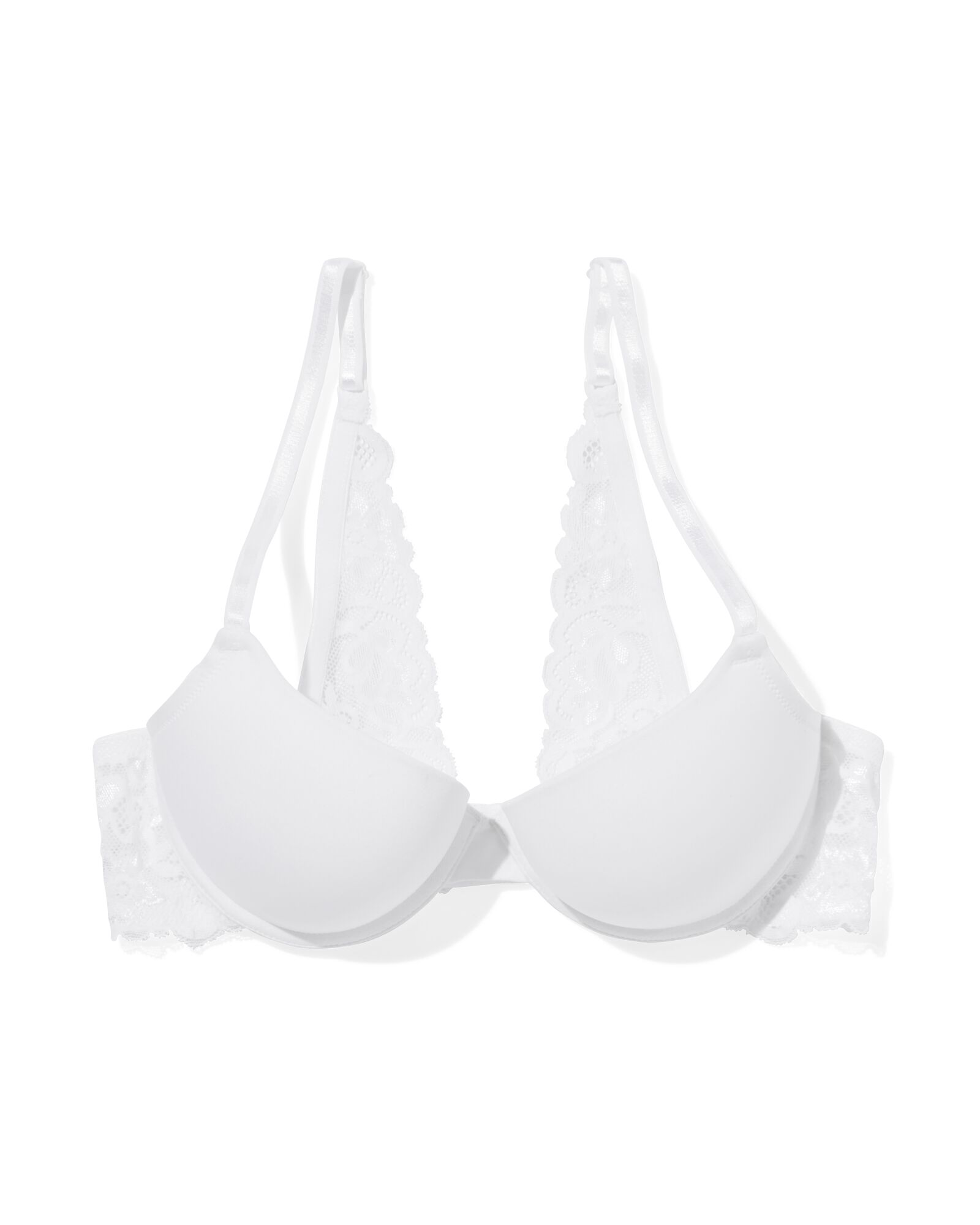 push-up bh met beugel wit - 21820720WHITE - HEMA