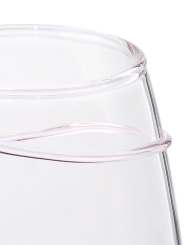 verre &agrave; vin spirale rose - 41822217 - HEMA