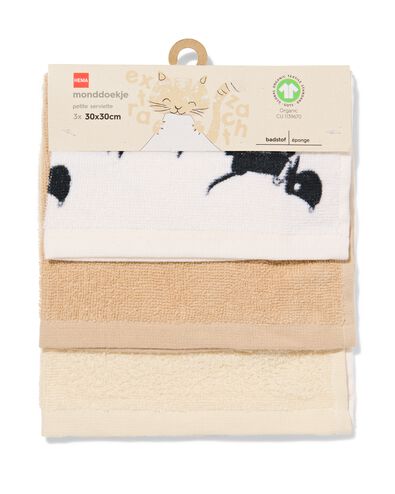 d&eacute;barbouillettes Takkie et Siepie - 3 pi&egrave;ces - 33302760 - HEMA