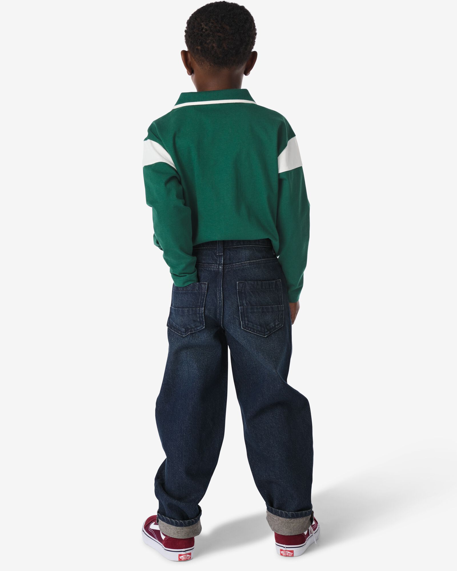 jean enfant coupe large bleu fonc&eacute; bleu fonc&eacute; - 30749505DARKBLUE - HEMA