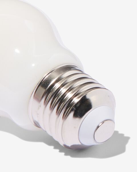 LED-Lampe, satiniertes Glas, E27, 4.2 W, 470 lm, dimmbar, Kugellampe - 20070079 - HEMA