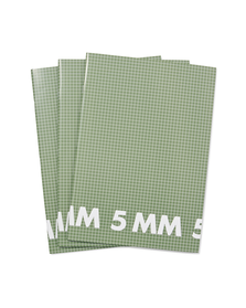 3 cahiers format A4 - à carreaux 5 mm - 14101623 - HEMA