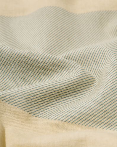 housse de couette 200x200/220 cm flanelle &agrave; carreaux vert-beige - 5700214 - HEMA