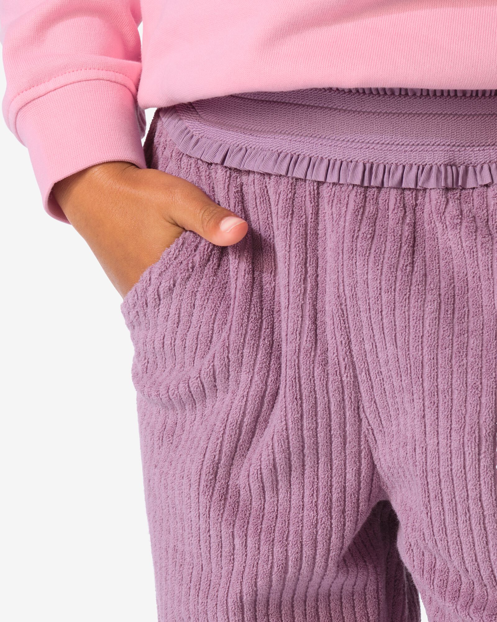 legging enfant large rayures violet violet - 30843538PURPLE - HEMA