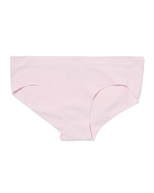 slip hipster femme sans couture microfibre rose p&acirc;le rose p&acirc;le - 19602954LIGHTPINK - HEMA