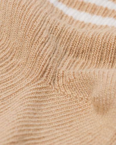 chaussettes rayures b&eacute;b&eacute; - 5 paires beige - 4700830BEIGE - HEMA