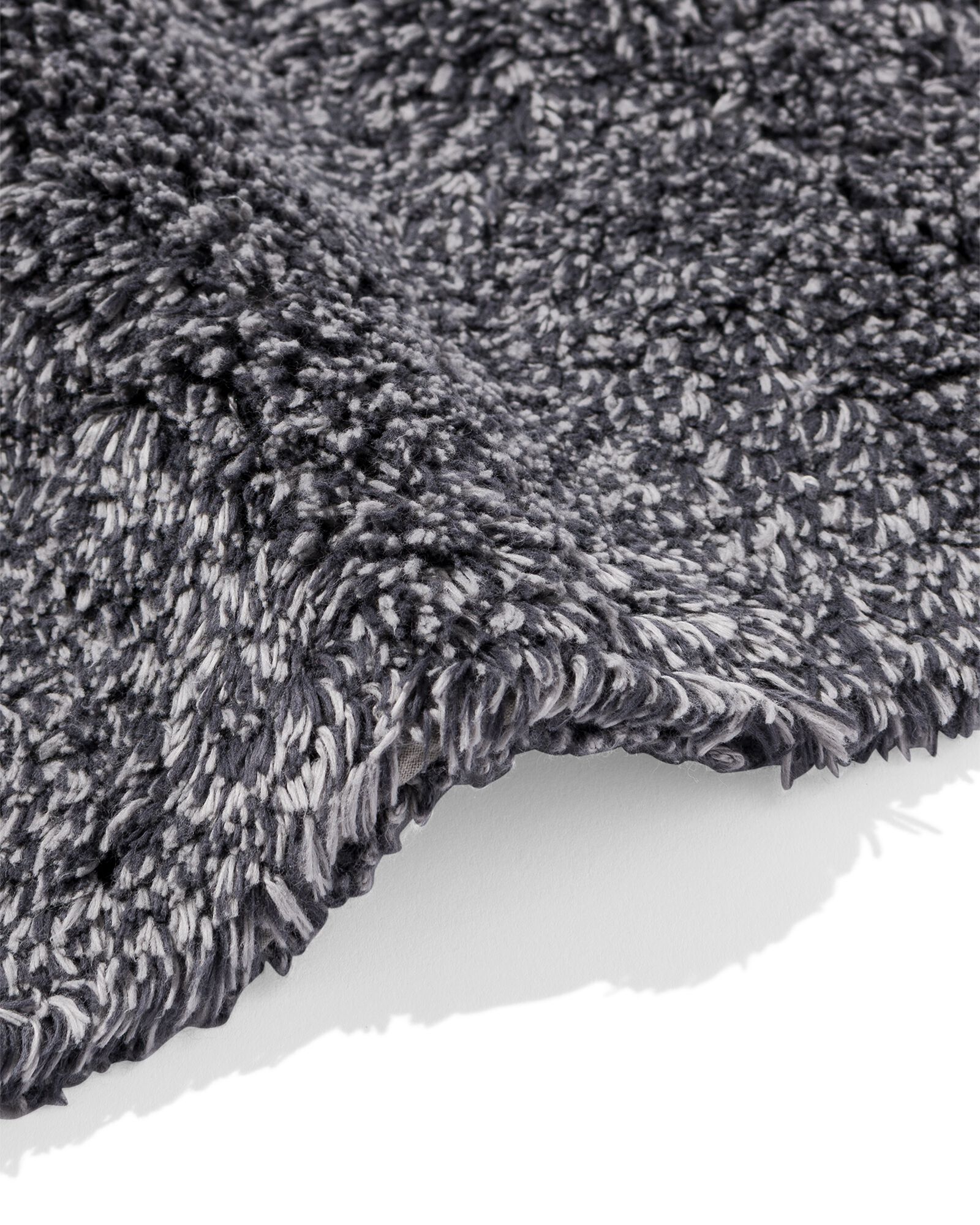tapis de bain - 50 x 85 cm - qualité hôtel très douce - gris foncé - 5210001 - HEMA