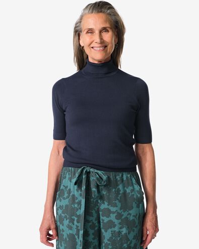 pull femme Lilly  bleu foncé - 36301390DARKBLUE - HEMA