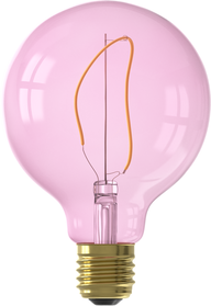 LED-Lampe, 4 W, 150 lm, Kugel, G95, rosa - 20000020 - HEMA