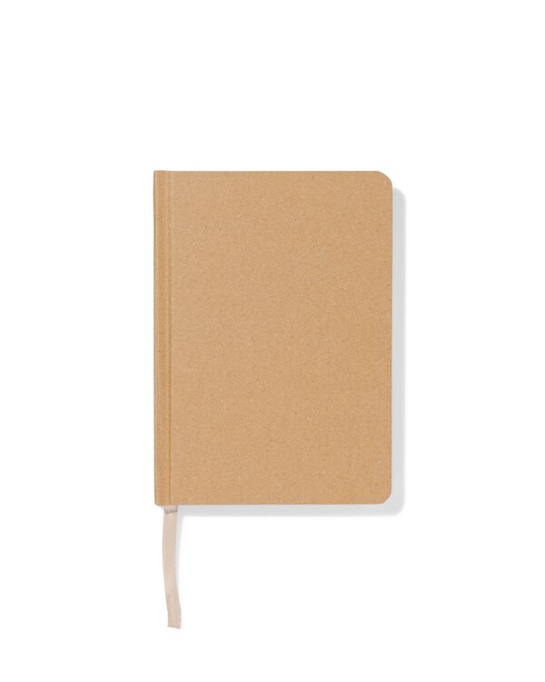 carnet A6 blanc kraft - 14120134 - HEMA