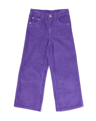 kinderbroek corduroy paars - 30833727PURPLE - HEMA