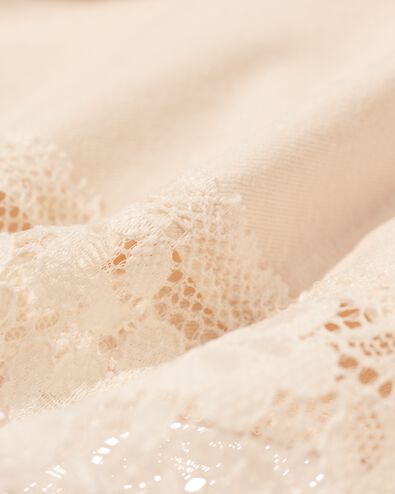 dameshipster naadloos micro met kant naturel naturel - 19603044NATURAL - HEMA