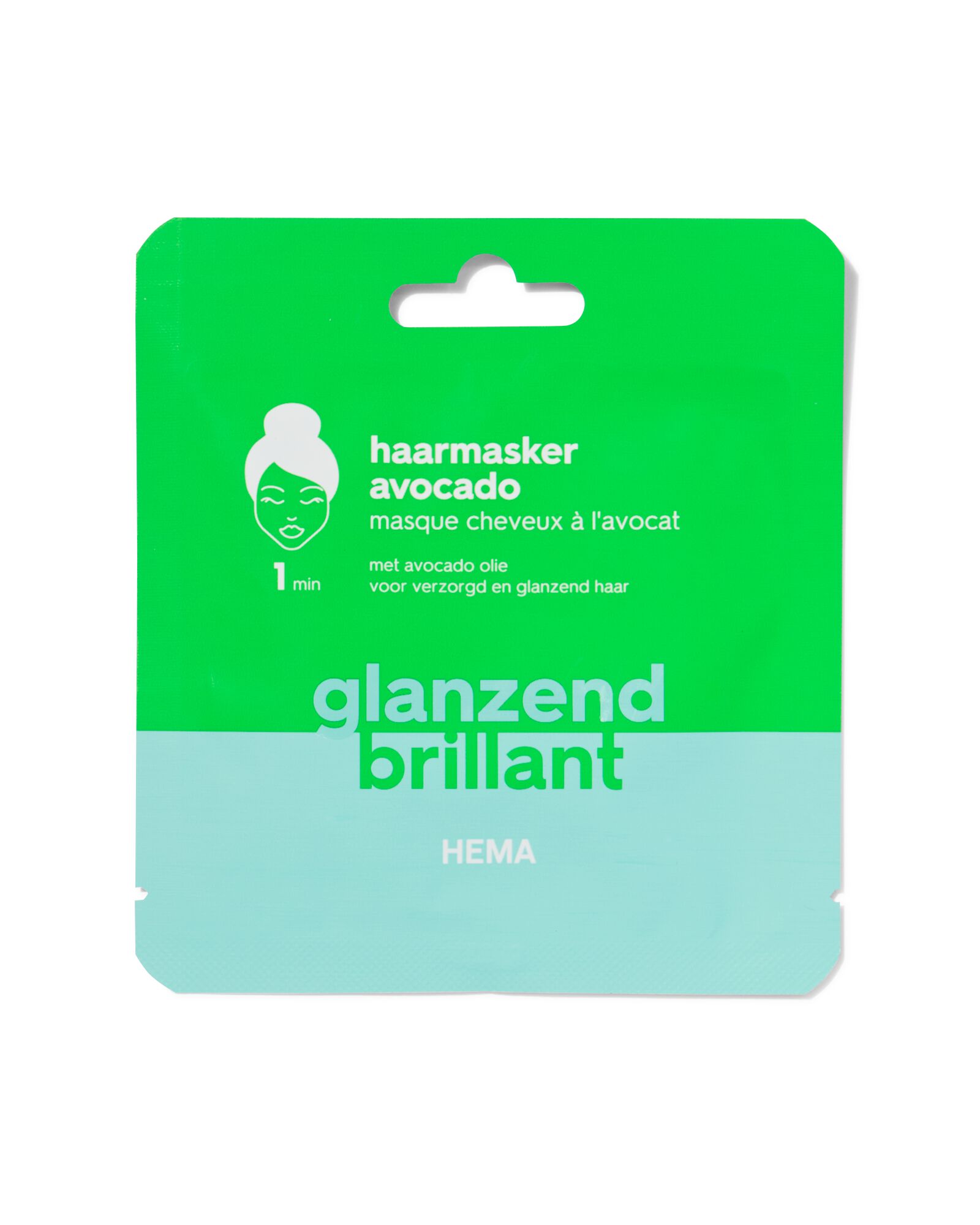 haarmasker glans 20ml - 11050086 - HEMA