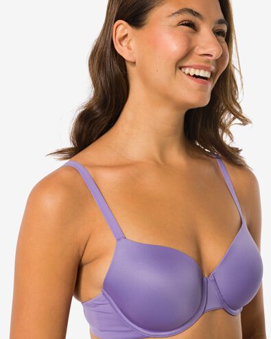 soutien-gorge pr&eacute;form&eacute; avec armatures micro recycl&eacute; violet clair violet clair - 21801717LIGHTPURPLE - HEMA