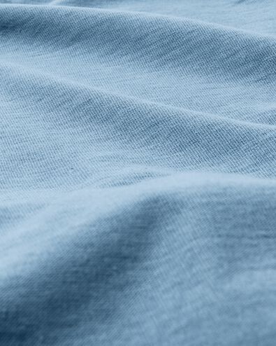 drap-housse 70x150cm jersey bleu - 5180003 - HEMA