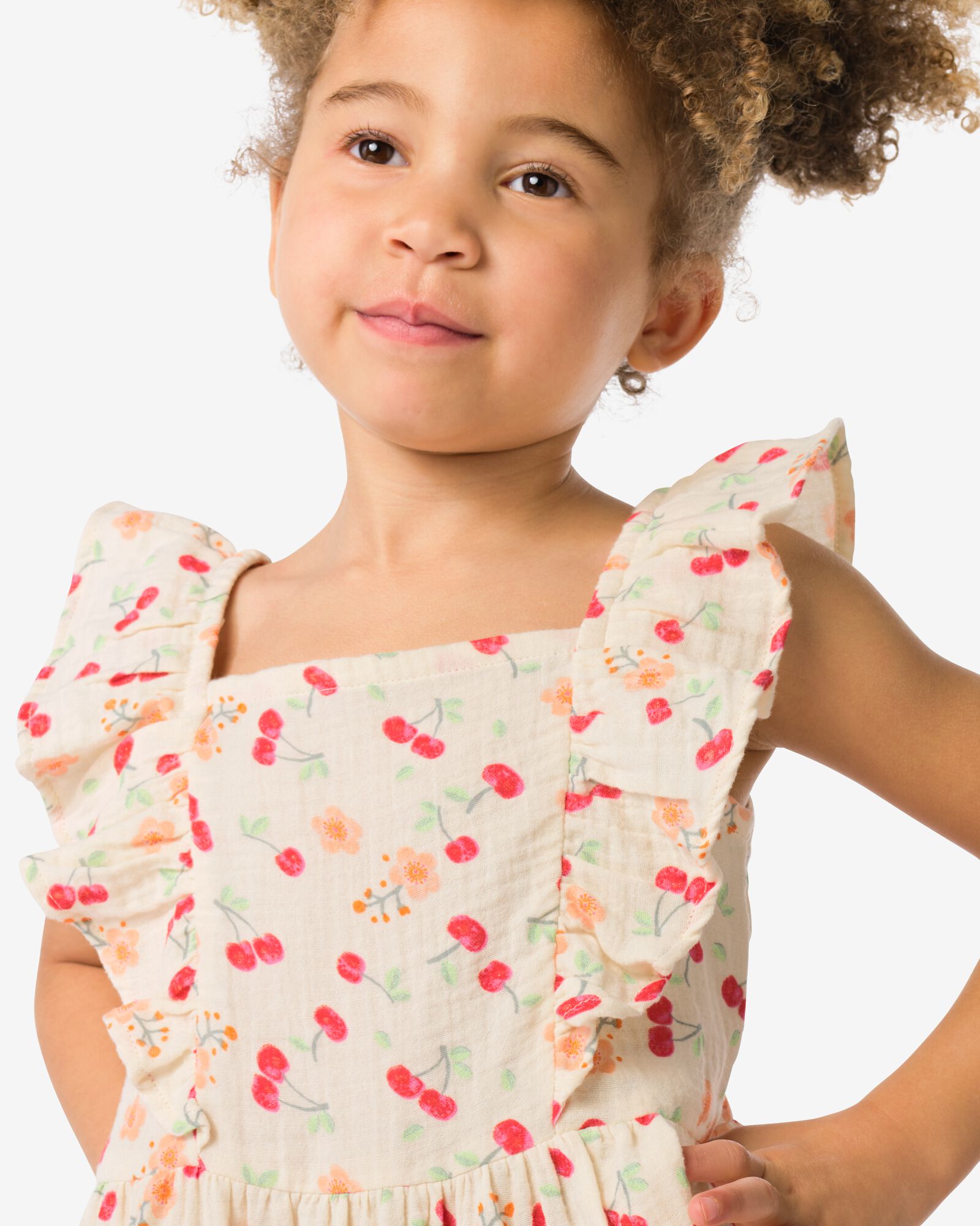 Kinderkleid Kirschen ecru - 30869020ECRU - HEMA