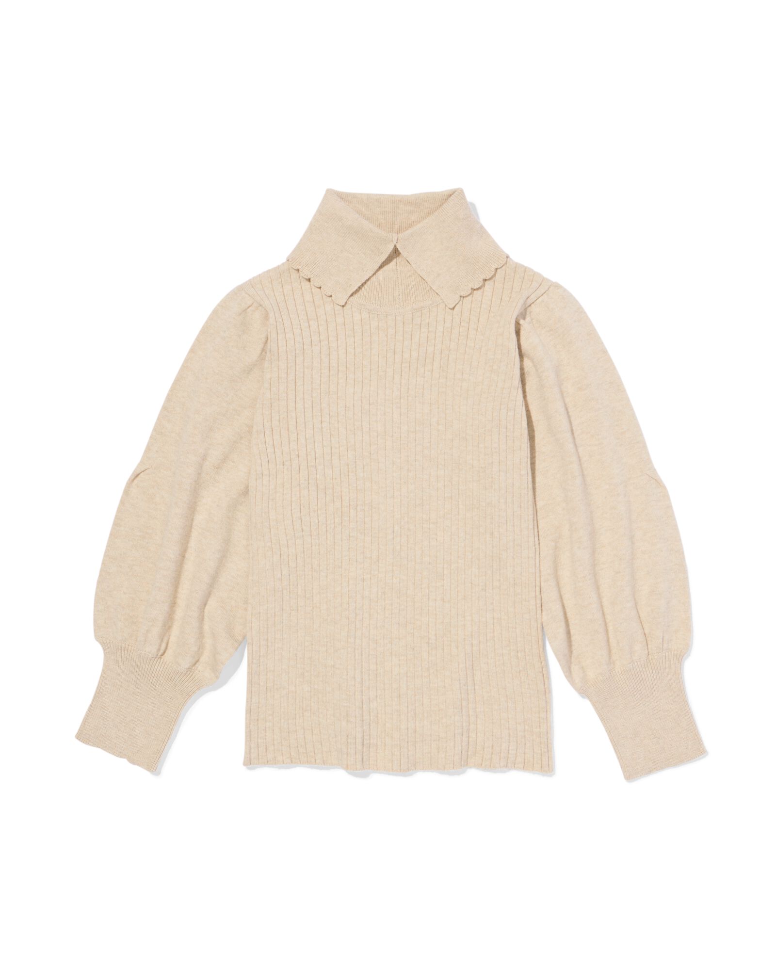 pull enfant maille fine manches bouffantes rose rose - 30837508PINK - HEMA