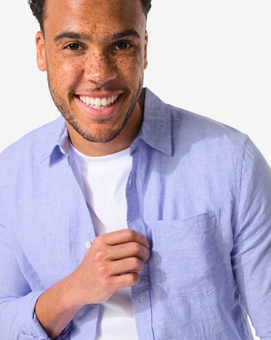 herenoverhemd lavendel - 2140210LAVENDER - HEMA