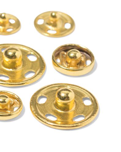 Druckkn&ouml;pfe nickelfrei, gold &ndash; 34 St&uuml;ck - 1400288 - HEMA