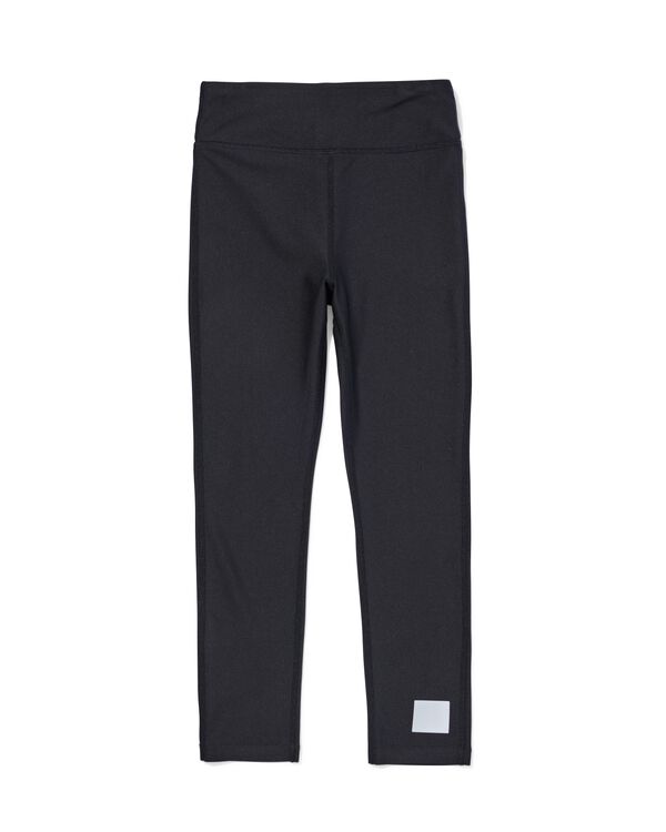 kinder sportlegging zwart zwart - 30680012BLACK - HEMA