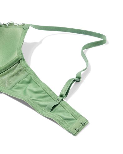 Vorgeformter Spitzen-BH mit B&uuml;gel gr&uuml;n gr&uuml;n - 21805545GREEN - HEMA