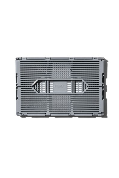 Buchstabentafel-Klappkiste, S, grau - 39822215 - HEMA