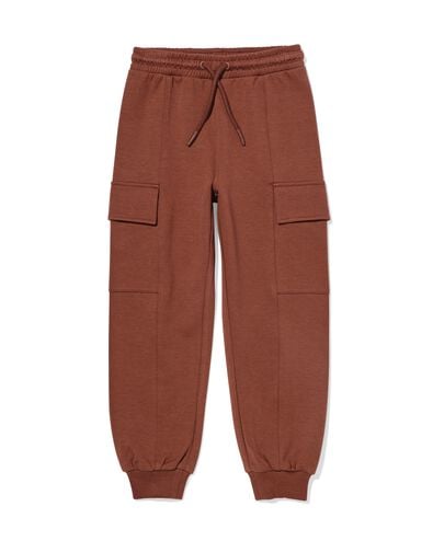 kinderbroek cargo normale fit marron marron - 30711818BROWN - HEMA