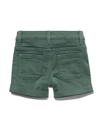 baby jogdenim korte broek groen groen - 33100750GREEN - HEMA