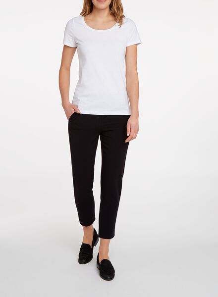 Damen-T-Shirt weiß weiß - 1000005474 - HEMA