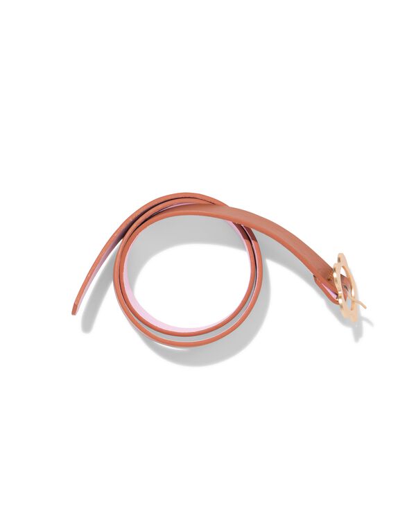 ceinture enfant 2cm boucle fleur camel camel - 18460075CAMEL - HEMA