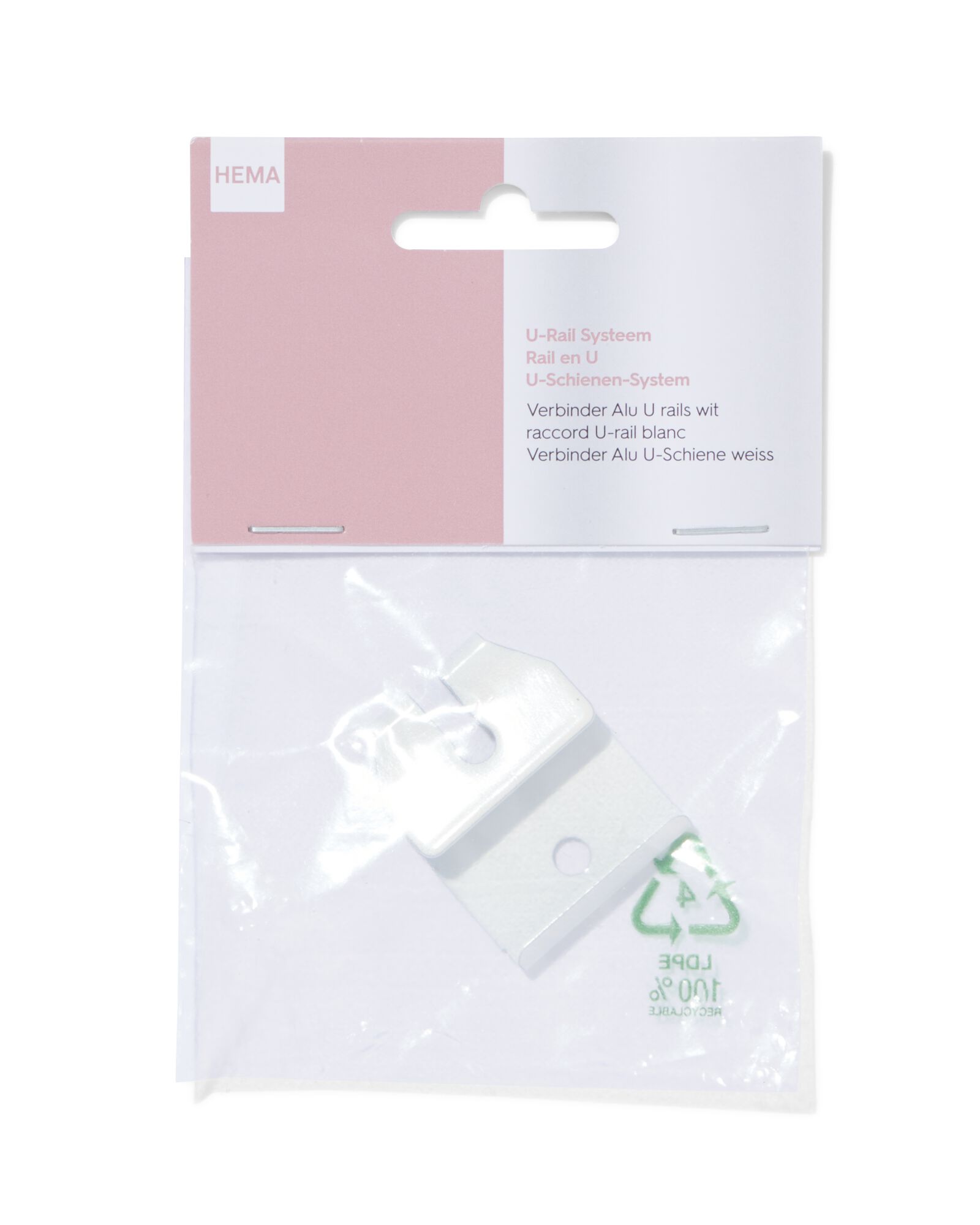 connecteur de rail blanc - 7502005 - HEMA