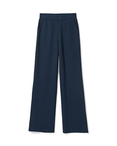 damesbroek Kacey regular fit  donkerblauw donkerblauw - 36301780DARKBLUE - HEMA
