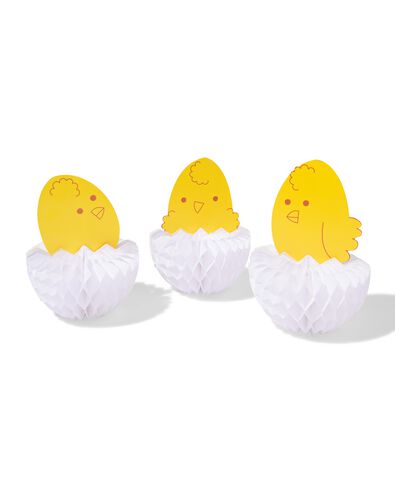 Tischdekoration K&uuml;ken Honigwabe 24 x 17,5 cm - 3 St&uuml;ck - 25800096 - HEMA