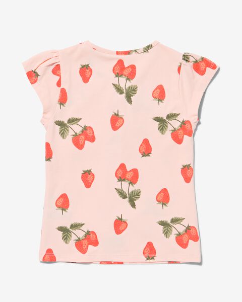 t-shirt enfant avec fraises rose - 1000030421 - HEMA
