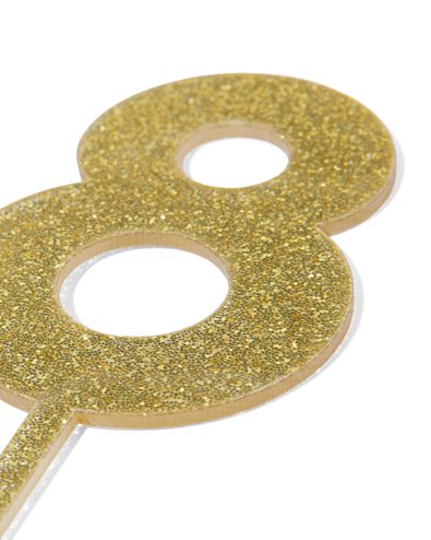 D&eacute;coration de g&acirc;teau r&eacute;utilisable chiffre 8 - 14240187 - HEMA