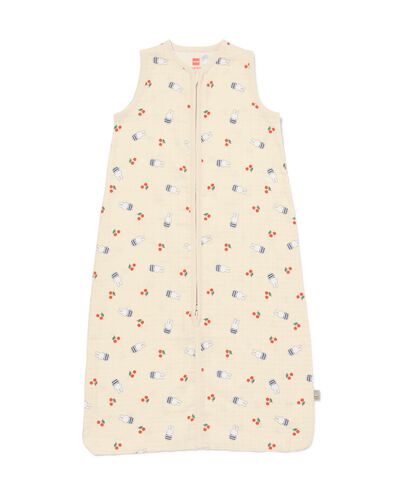 gigoteuse b&eacute;b&eacute; sans manches mousseline Miffy blanc cass&eacute; - 1000031028 - HEMA
