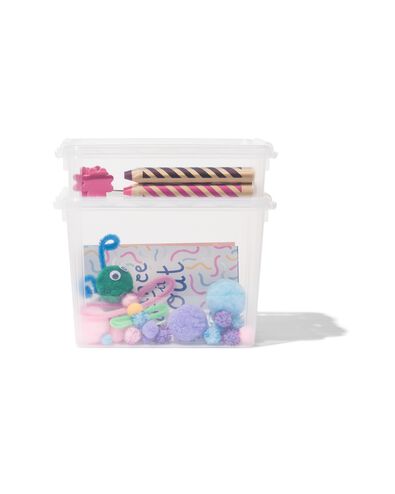 opbergbox Amsterdam transparant 3L - 2000000285 - HEMA