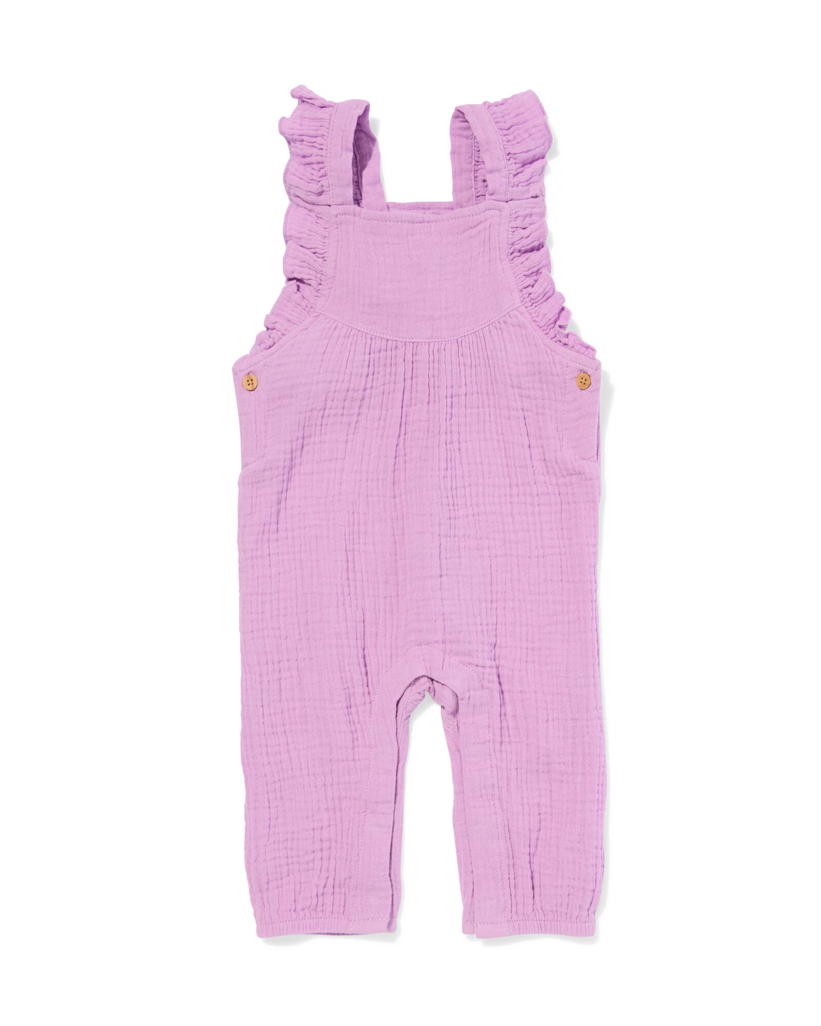 Newborn-Jumpsuit, Musselin violett - 33422820PURPLE - HEMA