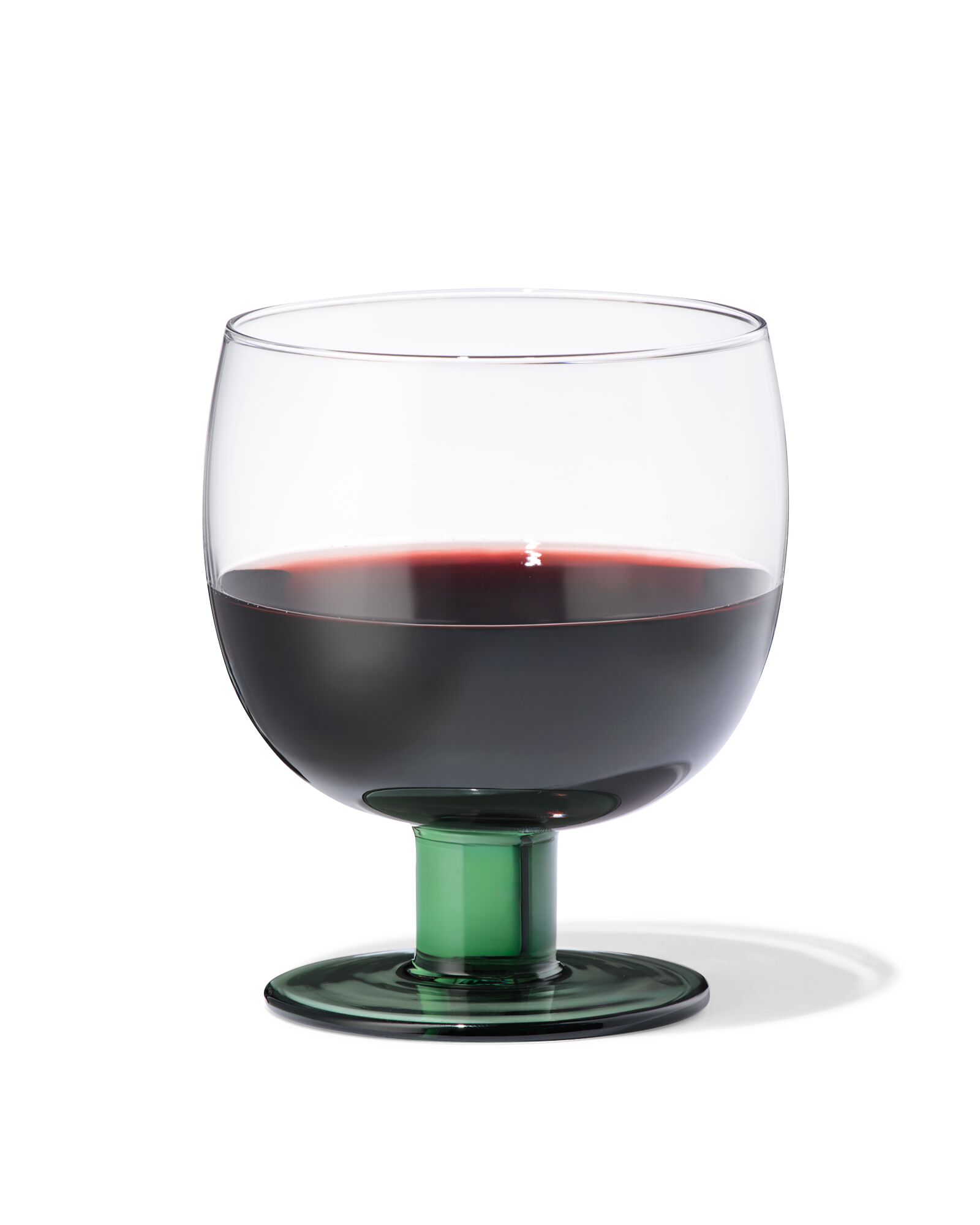 Weinglas 290 ml farbiger Fu&szlig; - 9401167 - HEMA