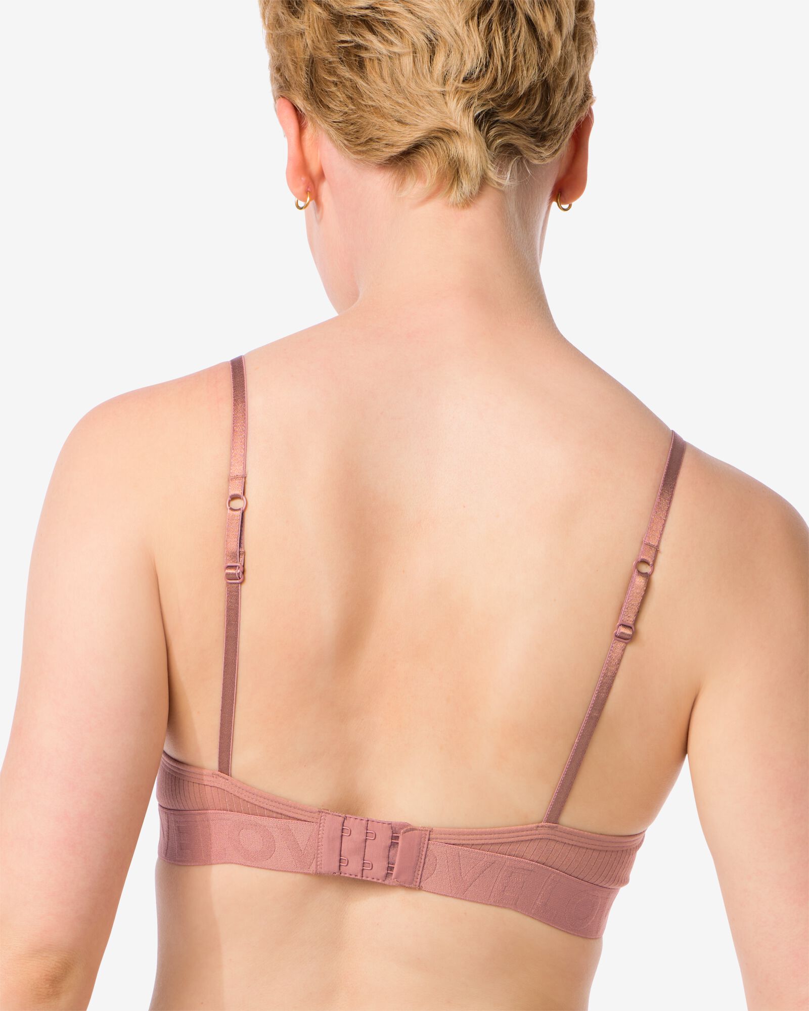 soutien-gorge préformé sans armatures coton marron clair - 21960705LIGHTBROWN - HEMA