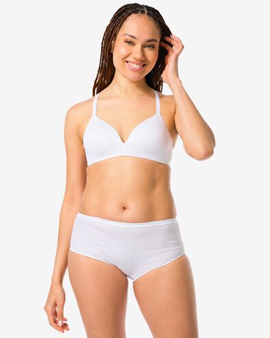 lot de 2 slips femme blanc blanc - 1000002158 - HEMA