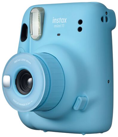 appareil photo instantané Fujifilm Instax mini 11 bleu clair - 1000029564 - HEMA
