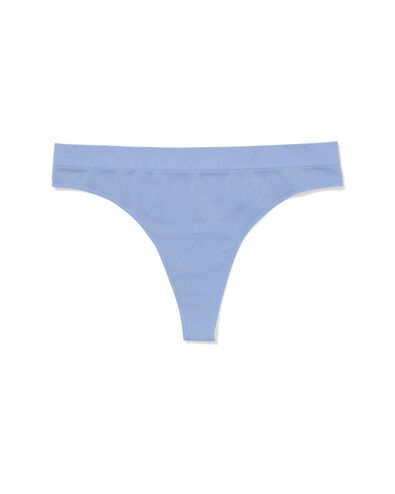 string femme microfibre sans coutures bleu - 19602935BLUE - HEMA